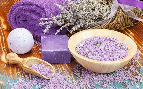Lavendel für Wellnessanwendungen