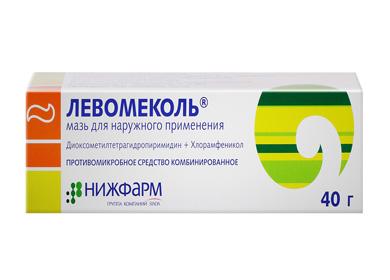 Levomekol d'emballage