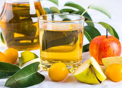 Pahar cu suc de fructe