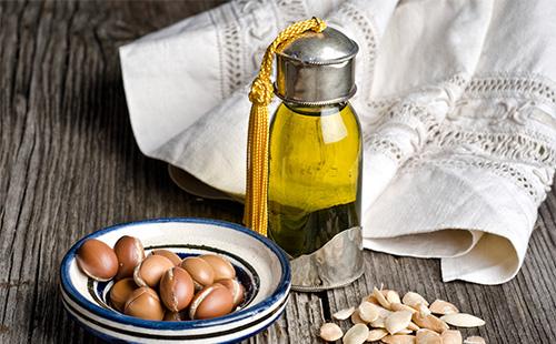 Huile d'argan en bouteille
