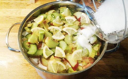 Ingredientes de geléia