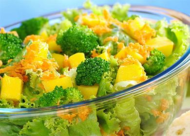 Légumes dans une assiette