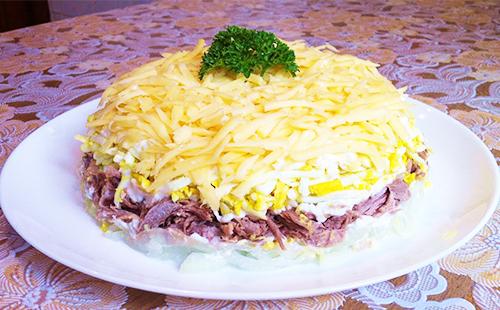 Ensalada de hojaldre