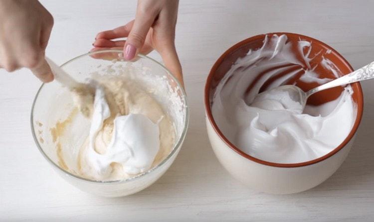 Potom jsme do těsta vložili proteiny.