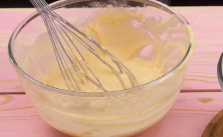 Der Teig ist ziemlich dick.