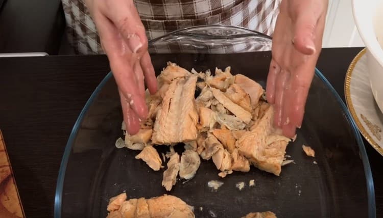 Especialment es pot obtenir molta polpa de la cua de la truita.