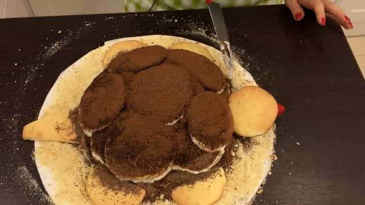 Upang makagawa ng isang cake na may kulay-gatas: mangolekta ng lahat ng mga sangkap