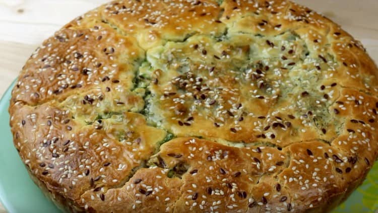 Aici avem o plăcintă jeleu atât de frumoasă cu pește.