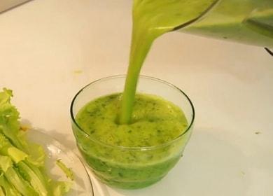 Smoothie verde delicios: rețete de trei etape cu fotografii.