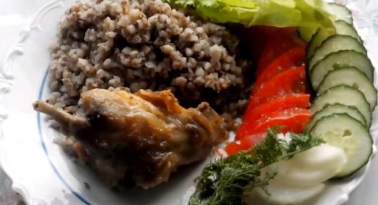 Ahora sabes cómo freír un conejo.