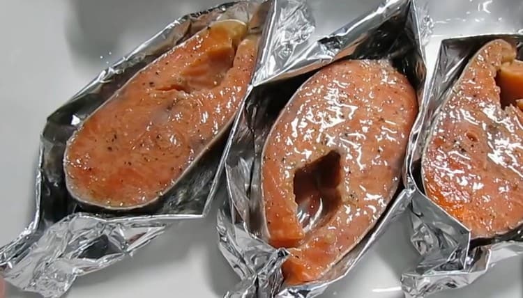 Vi sender fisk til ovnen.