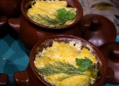 Iepurele fragedă într-un vas cu cartofi: gătește conform rețetei cu o fotografie.