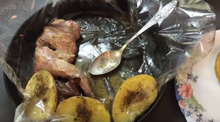 Kaninen i ærmet holder sin saftighed godt, den viser sig blød.