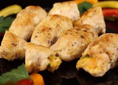 Rollitos de queso con queso: tiernos y jugosos