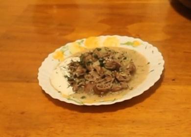 Multikogte kyllingehjerter i creme fraiche