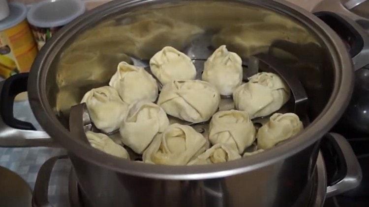 Монтираме скара с мантия на двоен бойлер.