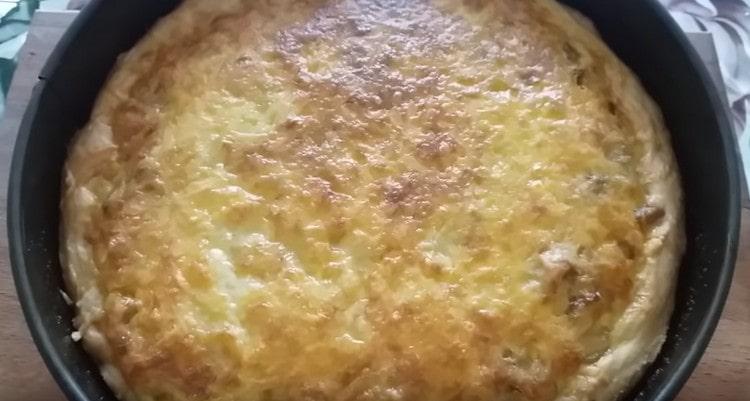 Esse bolo é cozido por 40 minutos.