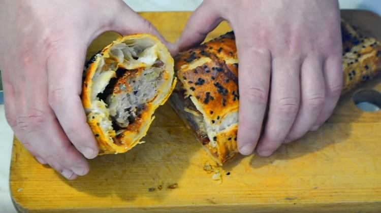 Här har vi en så underbar paj med köttfärs.