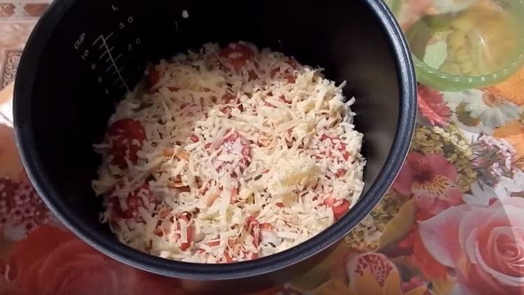 Peyniri dolgusu serpin.