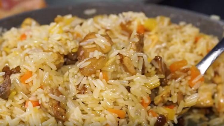 Barregeu bé tots els components preparats del plat.