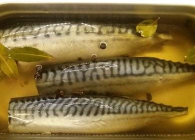 O rețetă delicioasă pentru macrou sărat acasă cu fotografii pas cu pas.