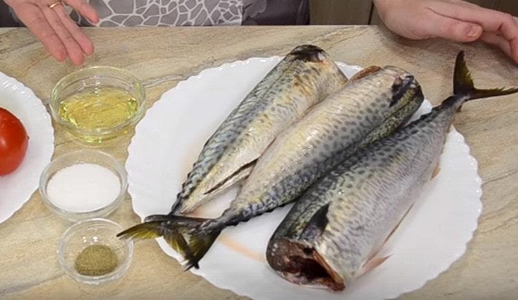 Размразяване на скумрия.