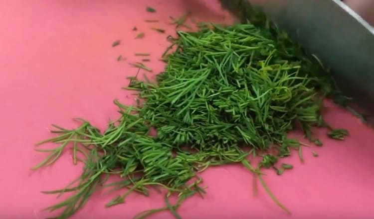 Také nasekáme kopr.