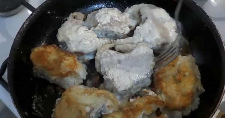 Pentru pește delicios de pescăruș, preîncălziți tigaia