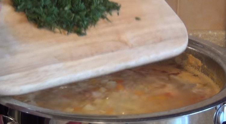 Am Ende die Grüns hinzufügen.