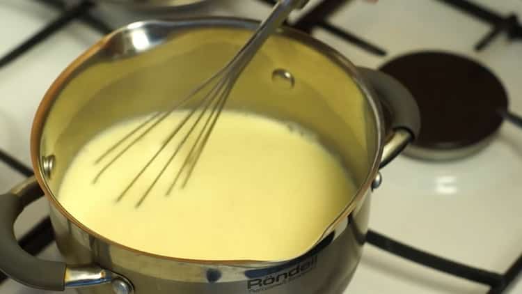 Mélanger les ingrédients pour la crème