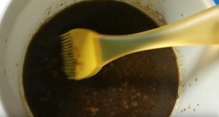 Готвене марината от риба тон.