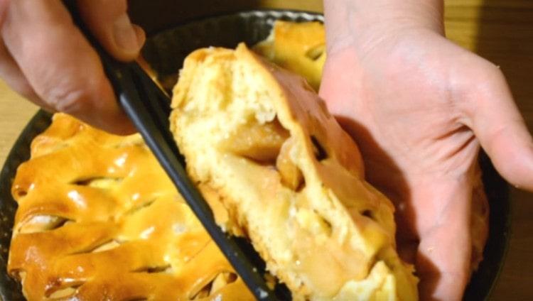 El pastís és meravellós per beure te.