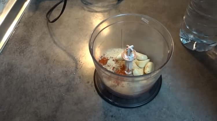 Para preparar basturma de ternera, prepare una pizca