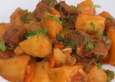 Cum se gătește friptura de vită cu cartofi