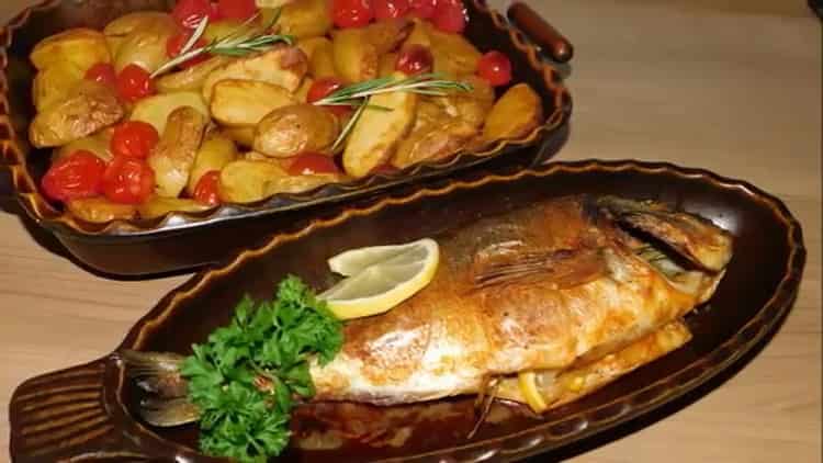 dorado simple au four cuit selon une recette simple