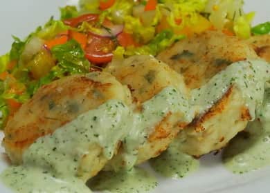 Taiele de polac conform unei retete pas cu pas cu fotografie