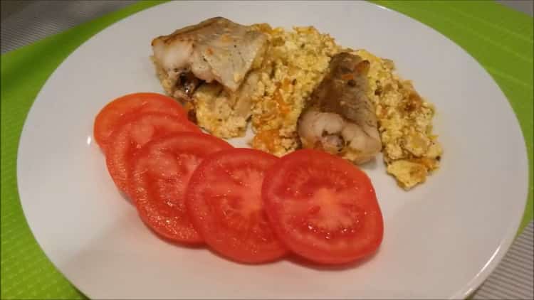 Pollock suculent în smântână, coapte la cuptor - o rețetă foarte ușoară