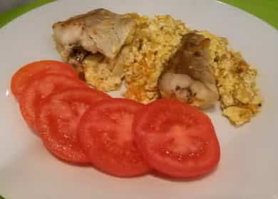 Pollock suculent în smântână, coapte la cuptor - o rețetă foarte ușoară