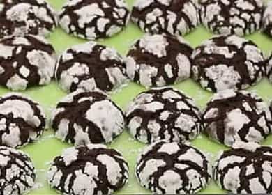 Galletas de mármol con chispas de chocolate, muy sabrosas y hermosas.