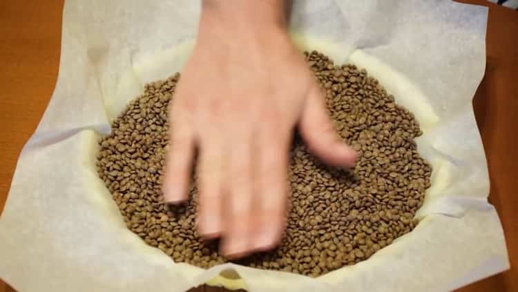 Para preparar uma torta aberta, prepare tudo o que você precisa