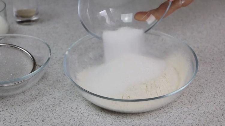 להכנת פשטידה פתוחה עם גבינת קוטג ', הכינו את המלית