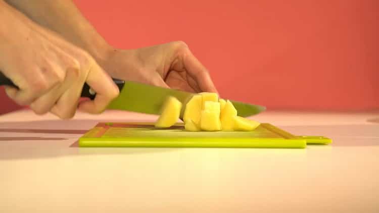 Para preparar el fletán en el horno, prepare los ingredientes.