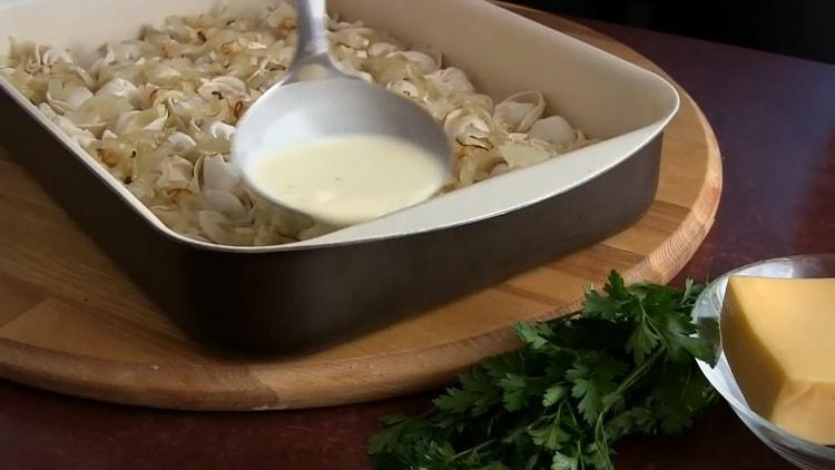 To make dumplings with cheese, combine the ingredients