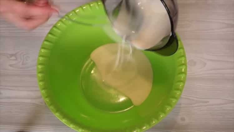 De acuerdo con la receta para hacer galletas caseras, prepare los ingredientes.