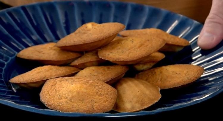 Galletas de limón de Madeleine: una receta de Gordon Ramsay