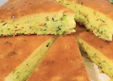 Tarte au chou gelée selon une recette étape par étape avec photo