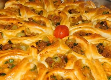 Пай с месо във фурната - много красив и вкусен