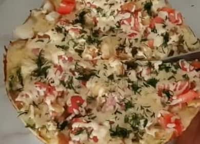 Hamursuz Pizza: fotoğraflar ile adım adım tarifi