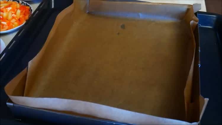 За печене на пица подгответе лист за печене