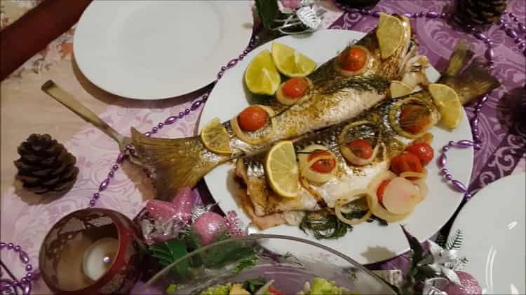 Receta al horno para pelengas cocidas